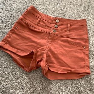 High waisted cheeky shorts